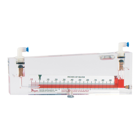 Dwyer Instruments 250-AF Series Installation and operating instructions