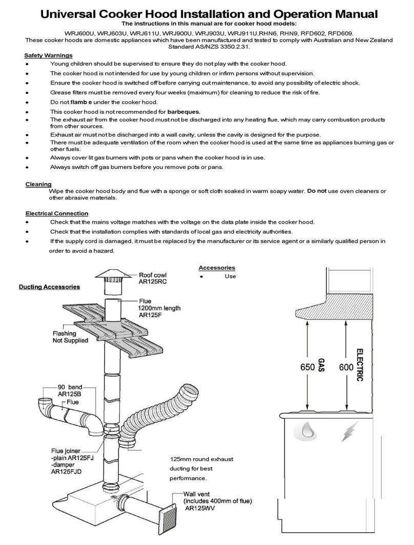 Electrolux WRJ903U User manual Electrolux WRJ903U User manual