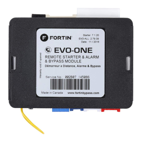 Fortin EVO-ONE User manual