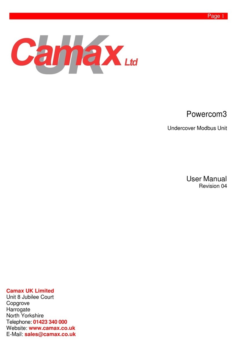 Camax Powercom3 user manual