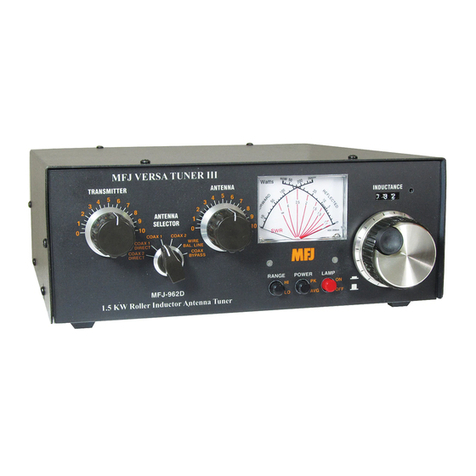 MFJ VERSA TUNER III User manual