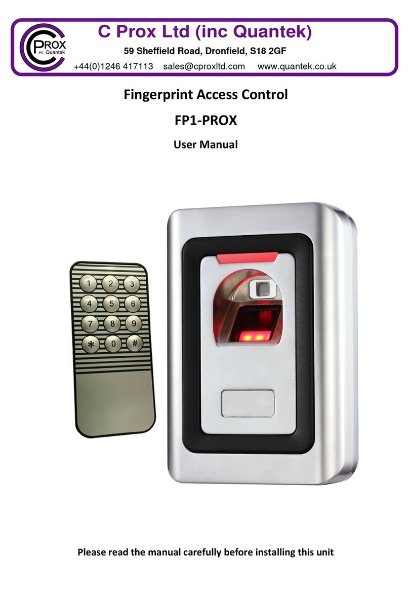 C Prox Ltd FP1-PROX user manual