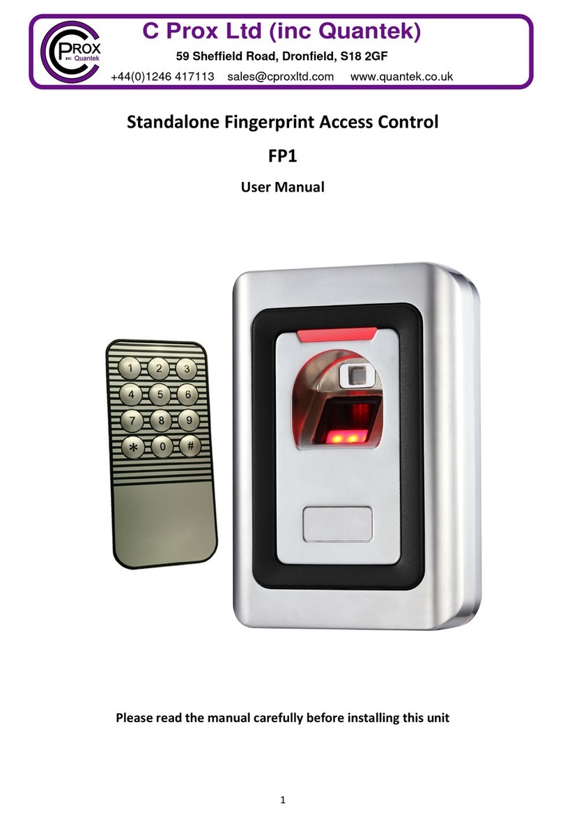 C Prox Ltd FP1 user manual