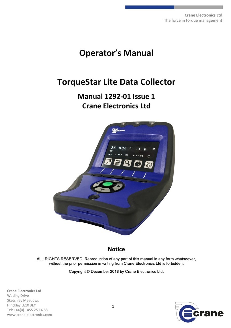 Crane Electronics TorqueStar Lite Operator's manual