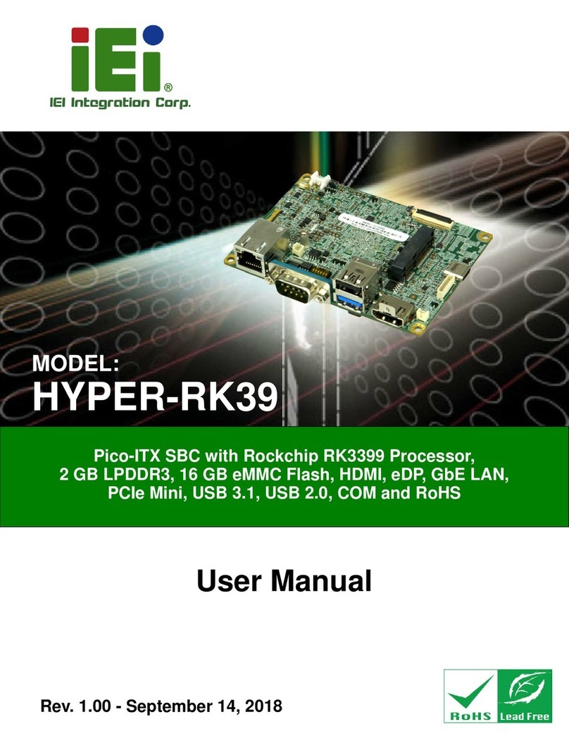 IEI Technology HYPER-RK39 user manual