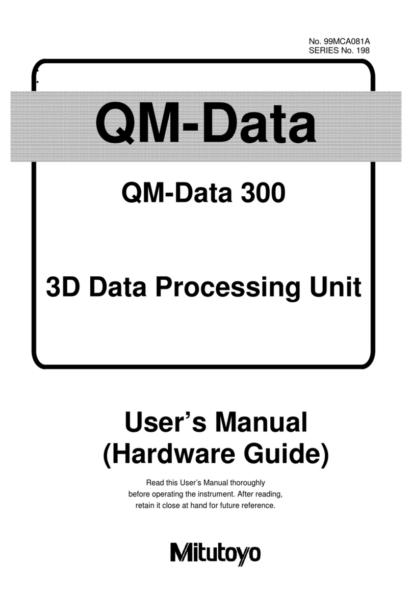 Mitutoyo QM-Data 300 user manual