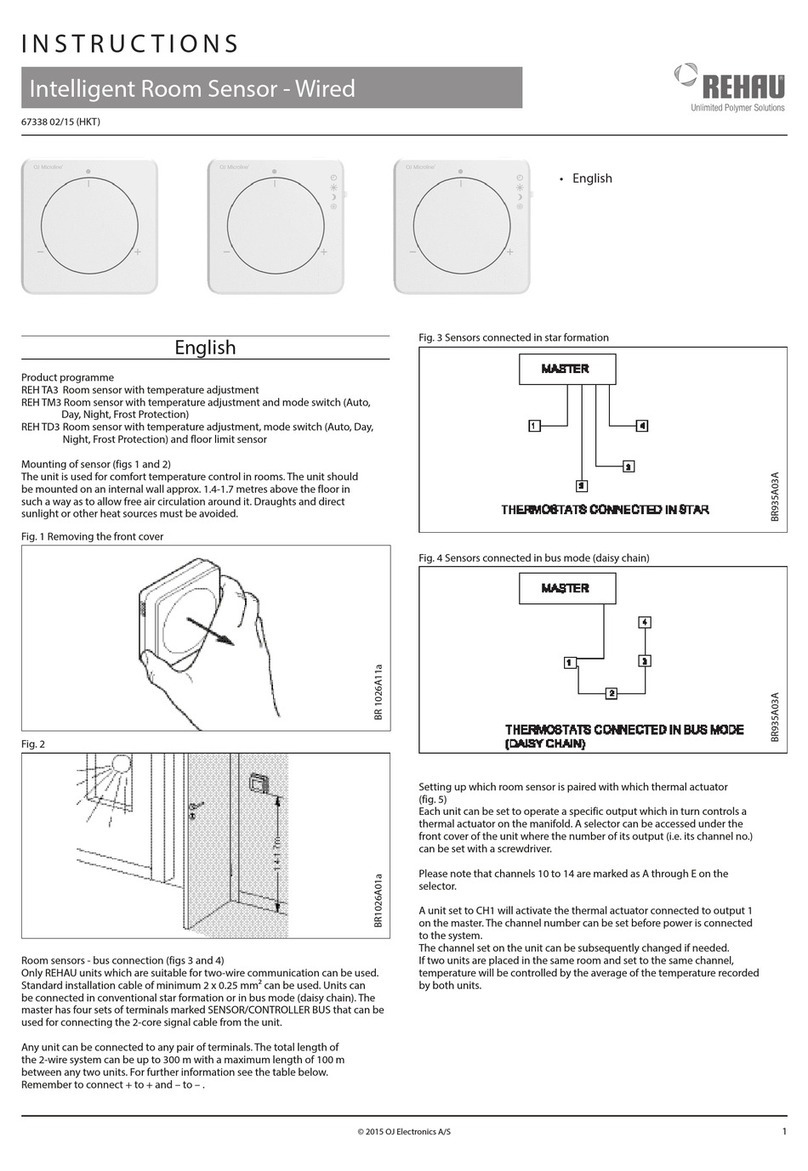Rehau REH TA3 instructions