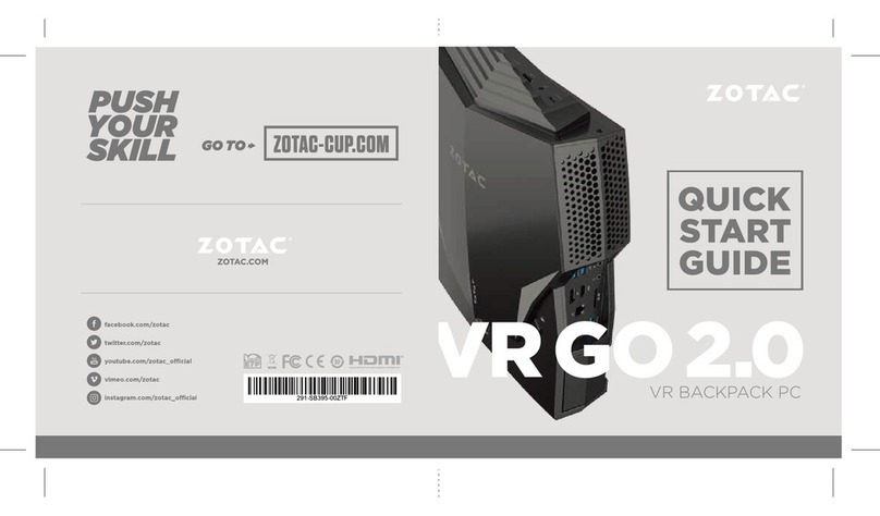 Zotac VR GO 2.0 User manual