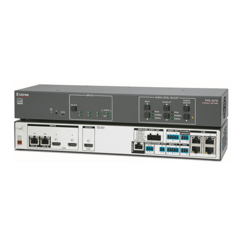 Extron electronics PVS 407D user guide