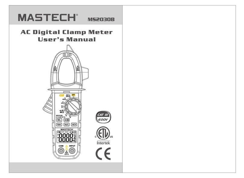 Mastech MS2030B user manual