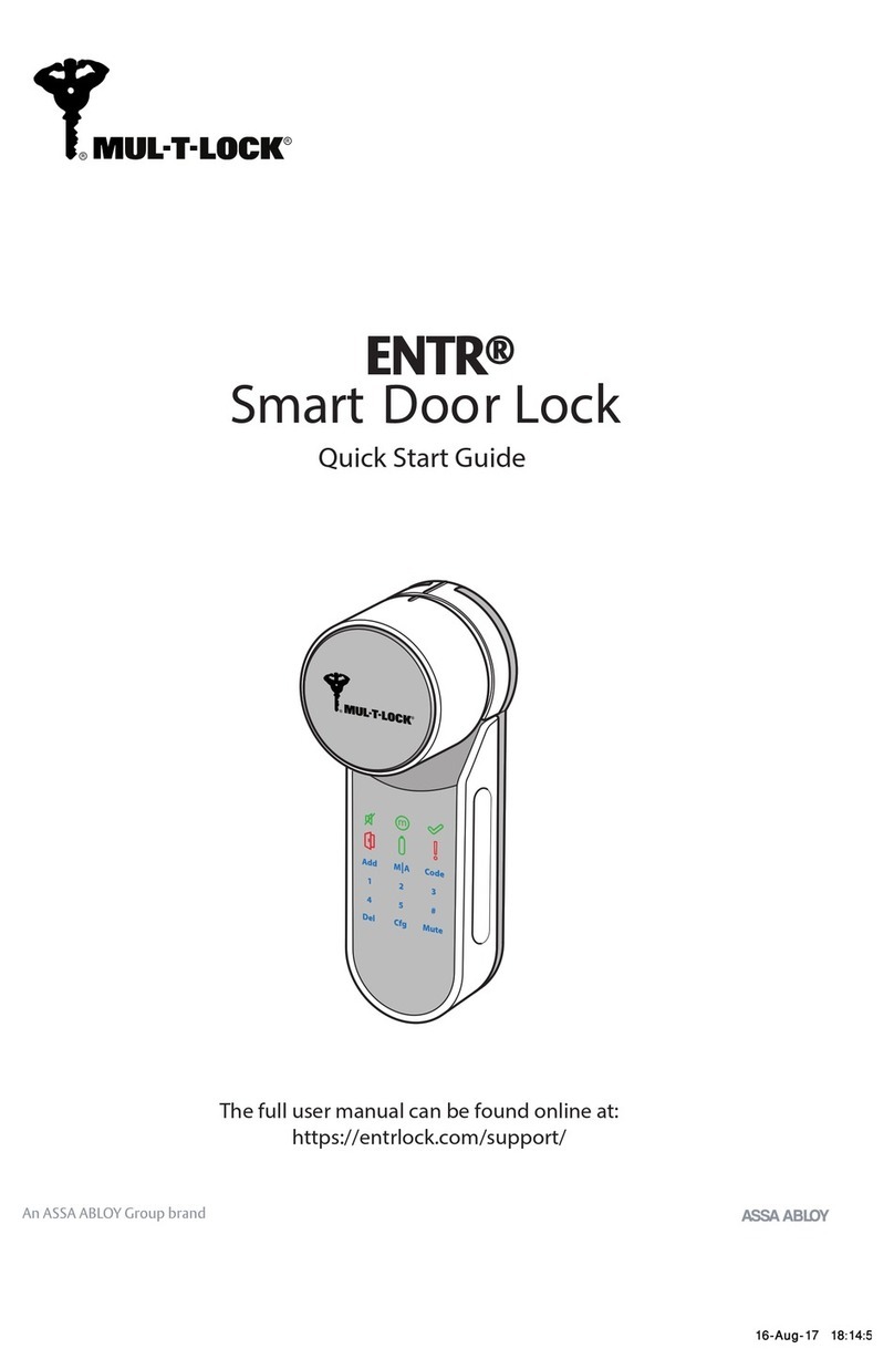 Mul-t-lock Entr quick start guide