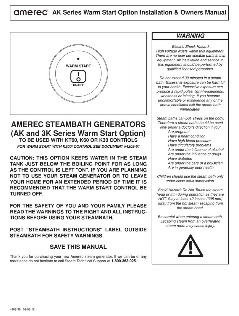 Amerec AK Series Installation & owner's manual