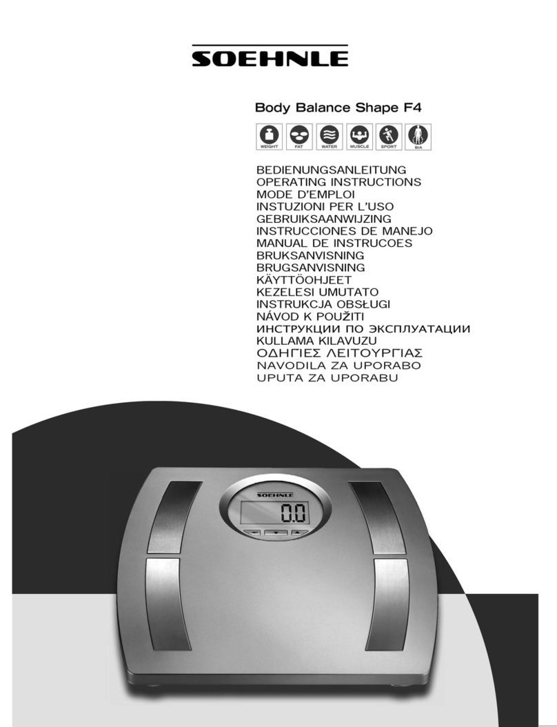 Soehnle Body Balance Shape F4 User manual