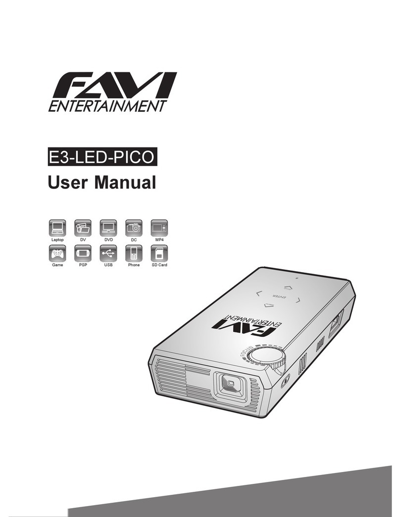 FAVI E3-LED-PICO User manual FAVI E3-LED-PICO User manual