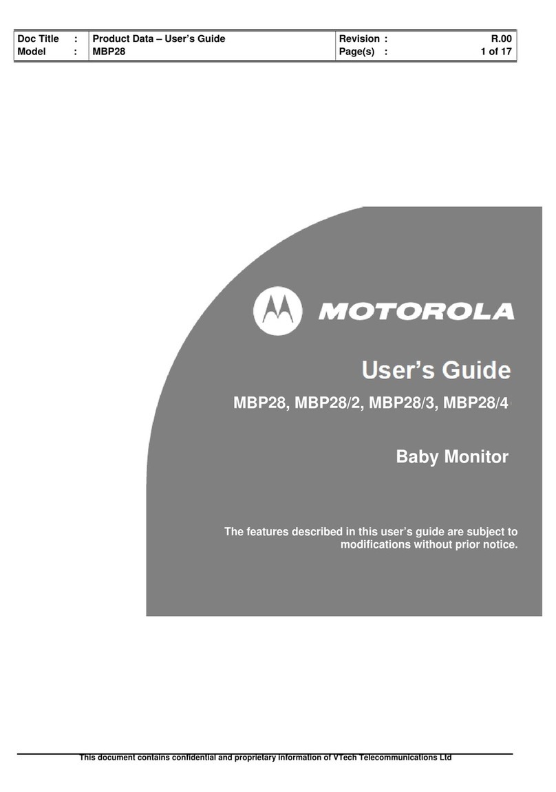Motorola MBP28/3 User manual