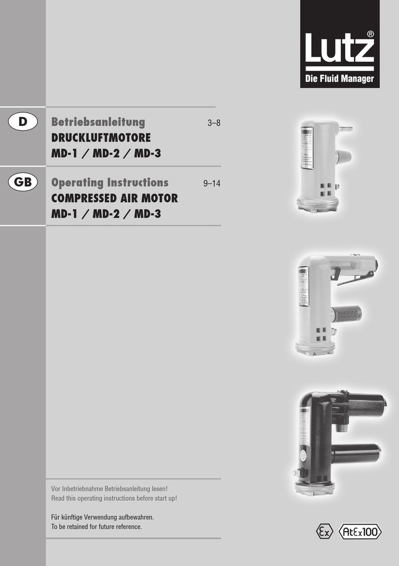 Lutz MD-1 operating instructions