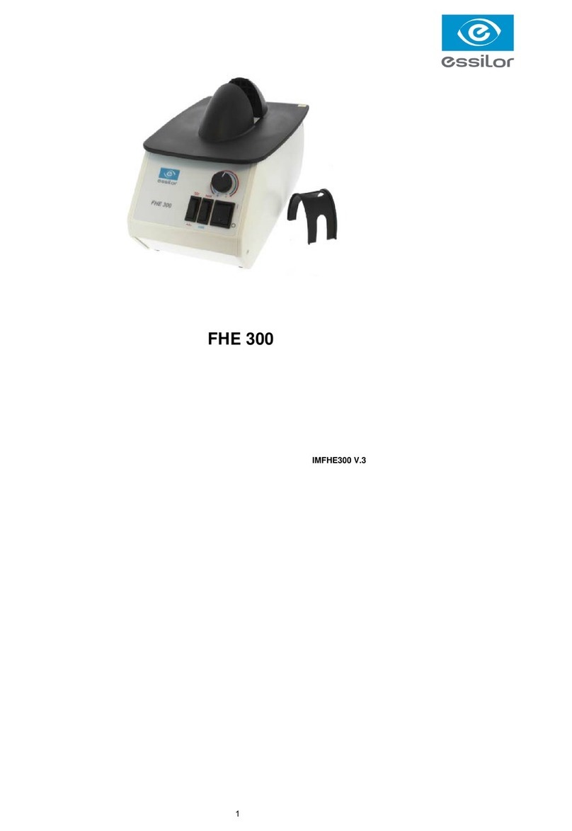 Essilor FHE300 Instruction and maintenance manual