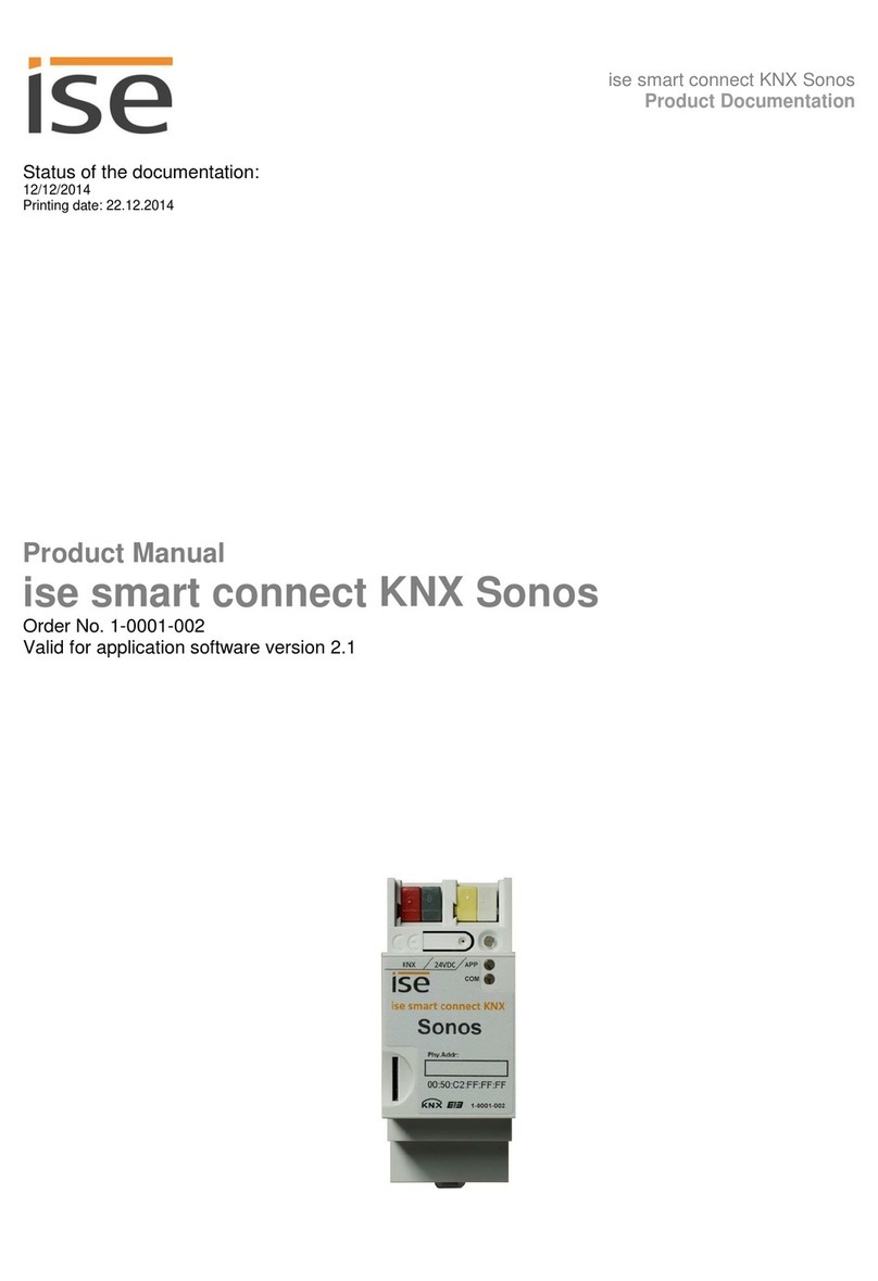 ISE Sonos User manual