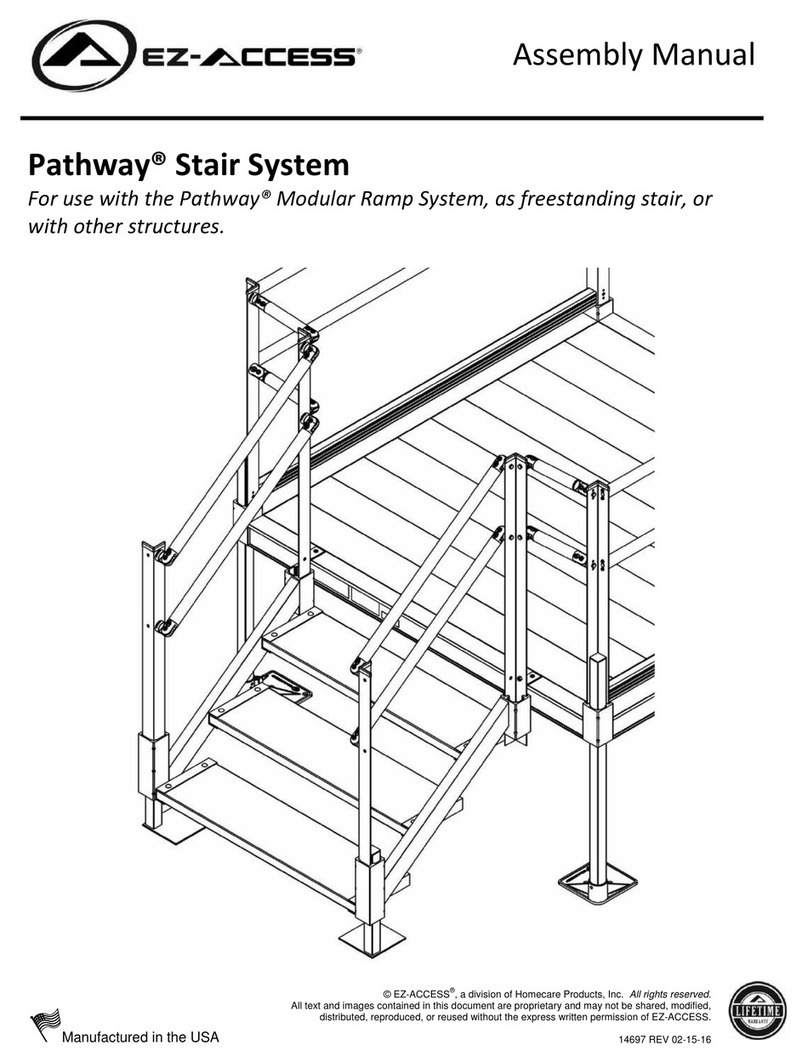 EZ-ACCESS Pathway Stair System Assembly manual