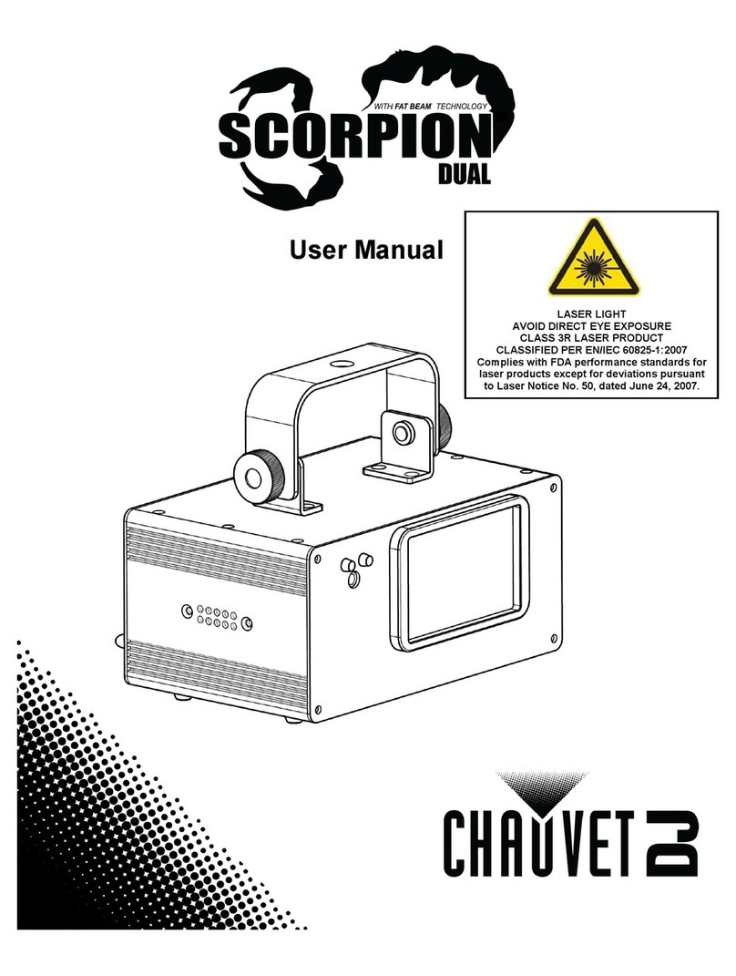 Chauvet DJ Scorpion Dual V2 user manual