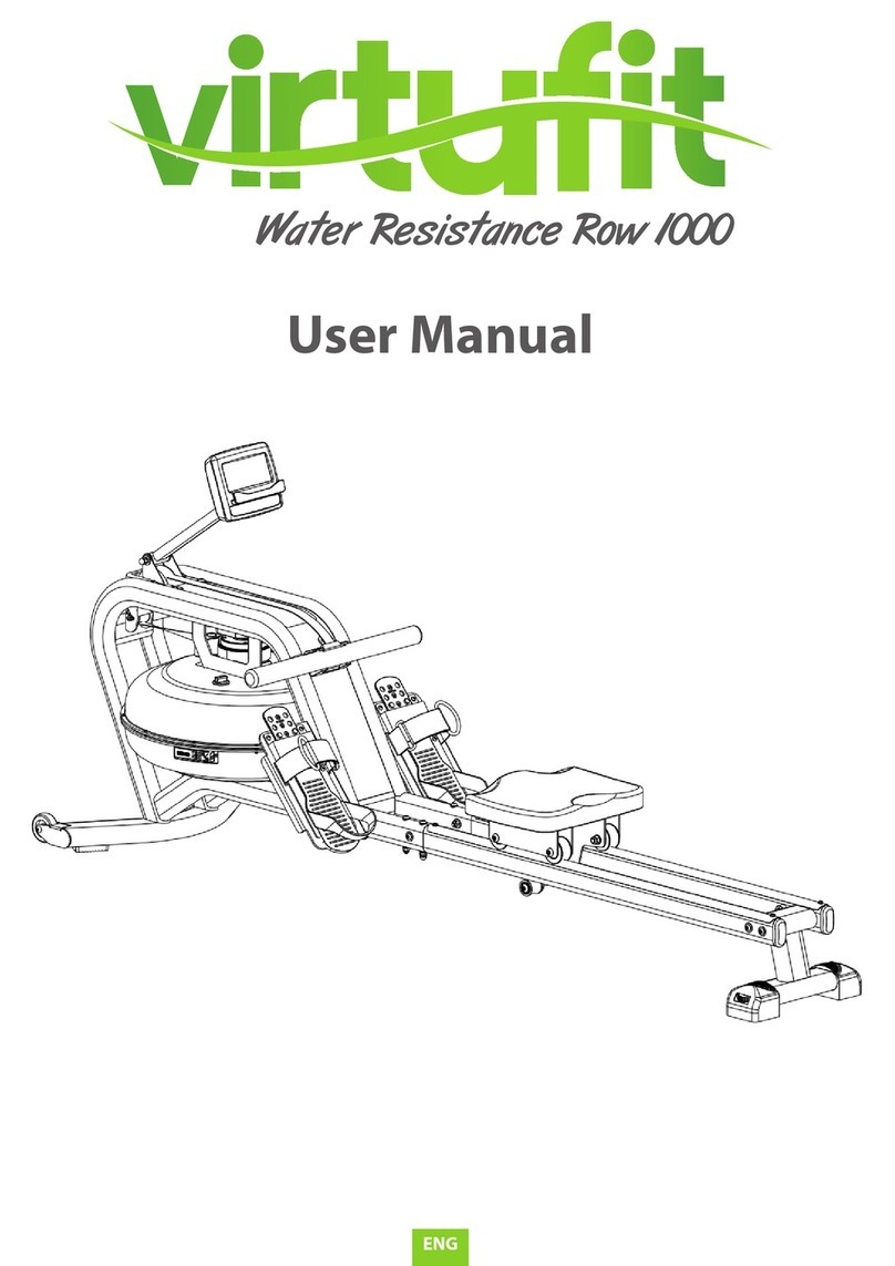 VIRTUFIT Water Resistance Row 1000 user manual