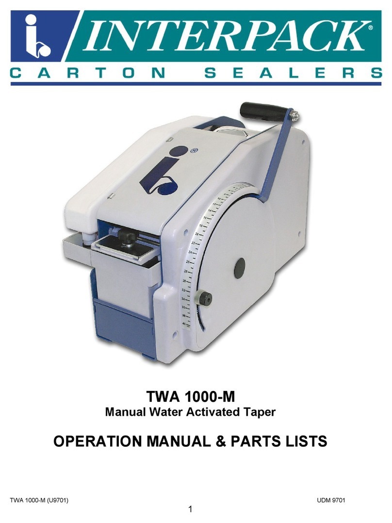 Interpack TWA 1000-M Operation manual