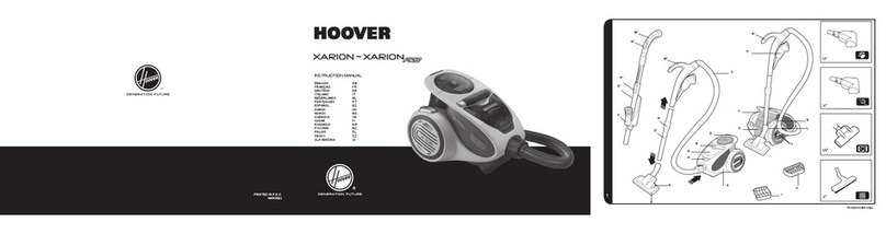 Hoover Xarion Pro instruction manual