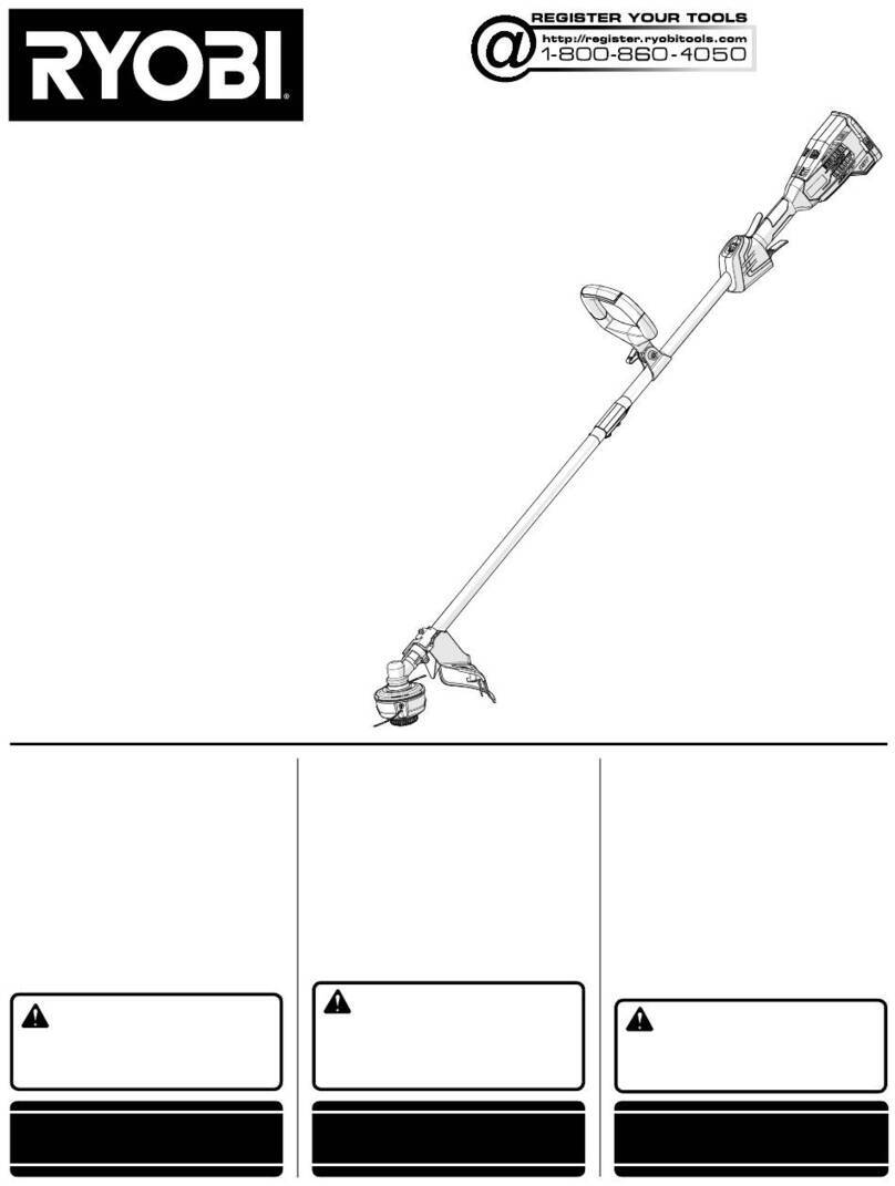Ryobi P2009 Operator's manual