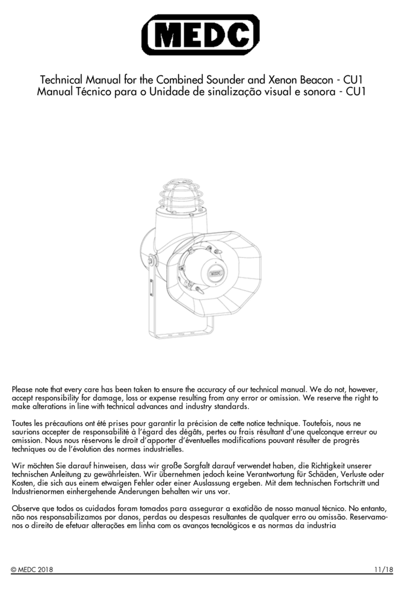 MEDC CU1 Series Technical manual
