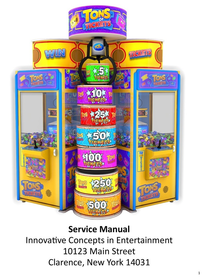 Innovative Concepts in Entertainment Tons Of Tickets User manual