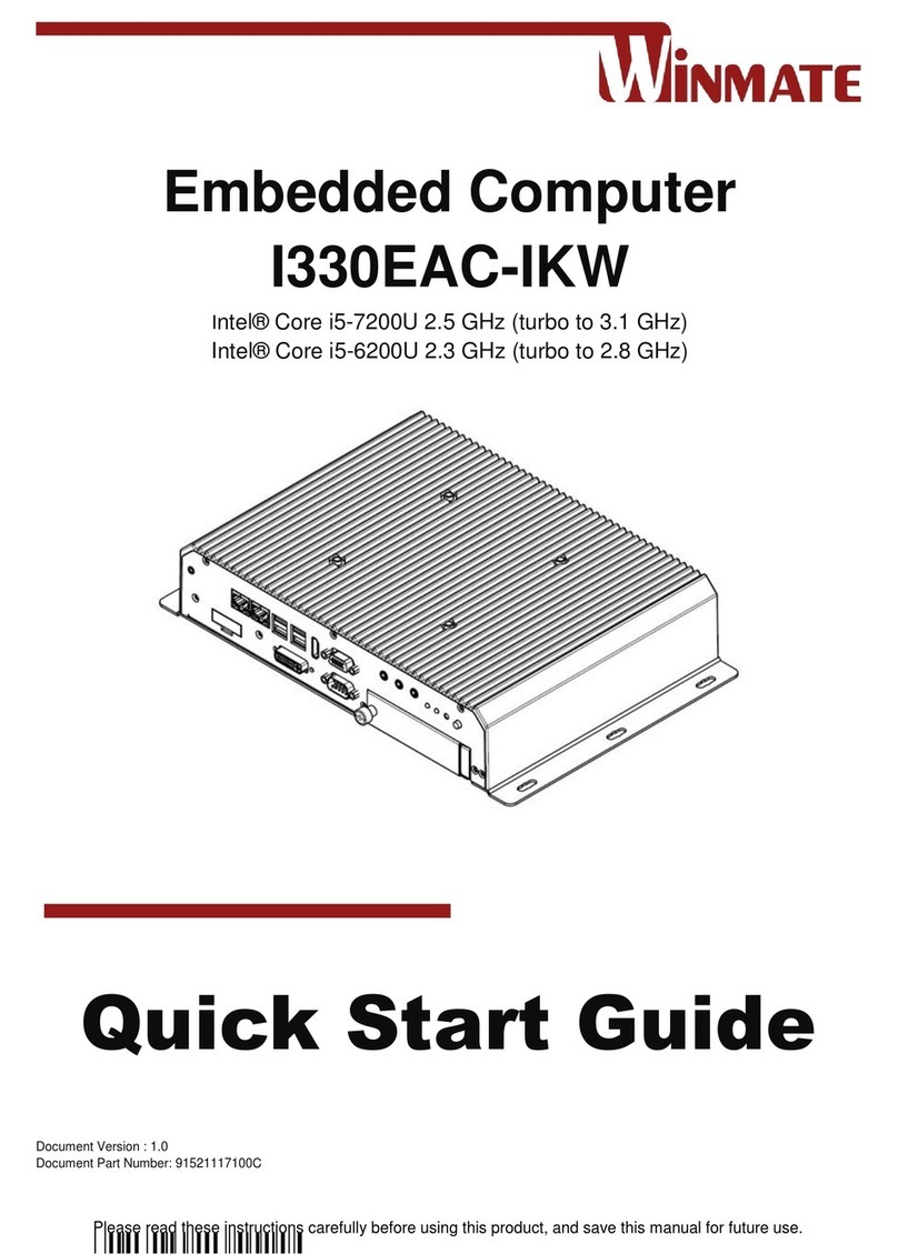 Winmate I330EAC-IKW quick start guide