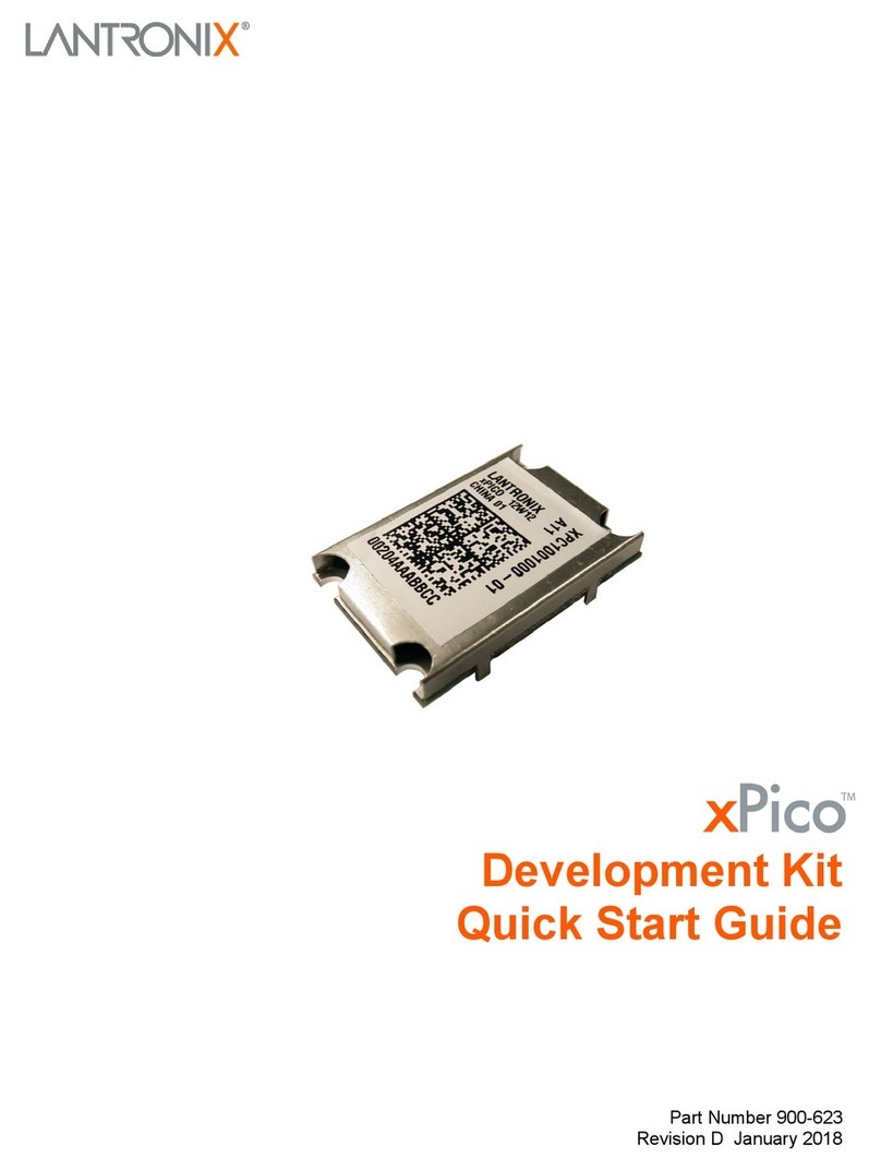 Lantronix xPico User manual Lantronix xPico User manual