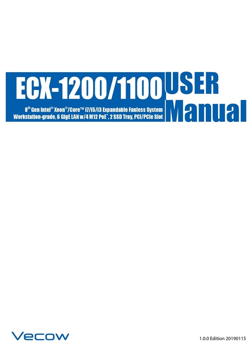 Vecow ECX-1210M User manual