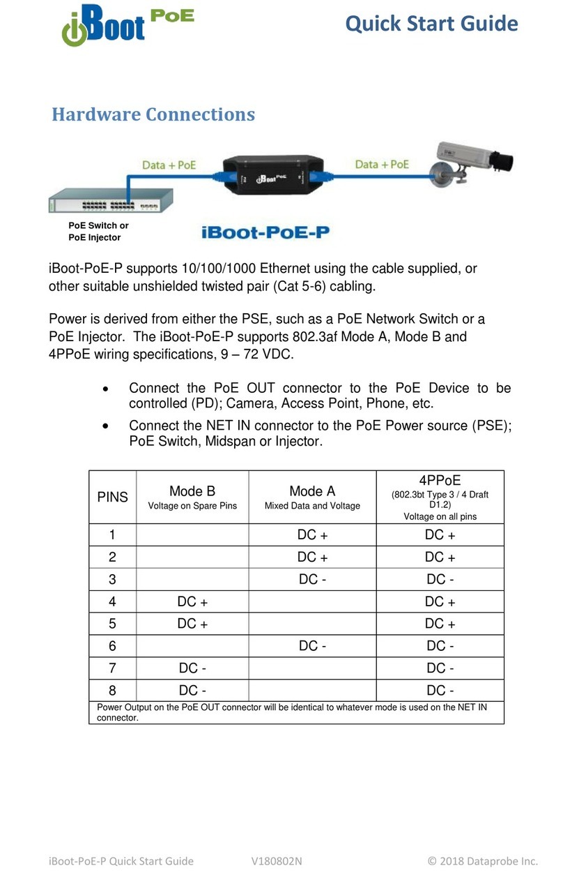 Dataprobe iBoot-PoE quick start guide