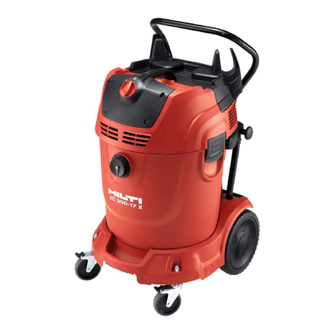 Hilti VC 300-17 X User manual