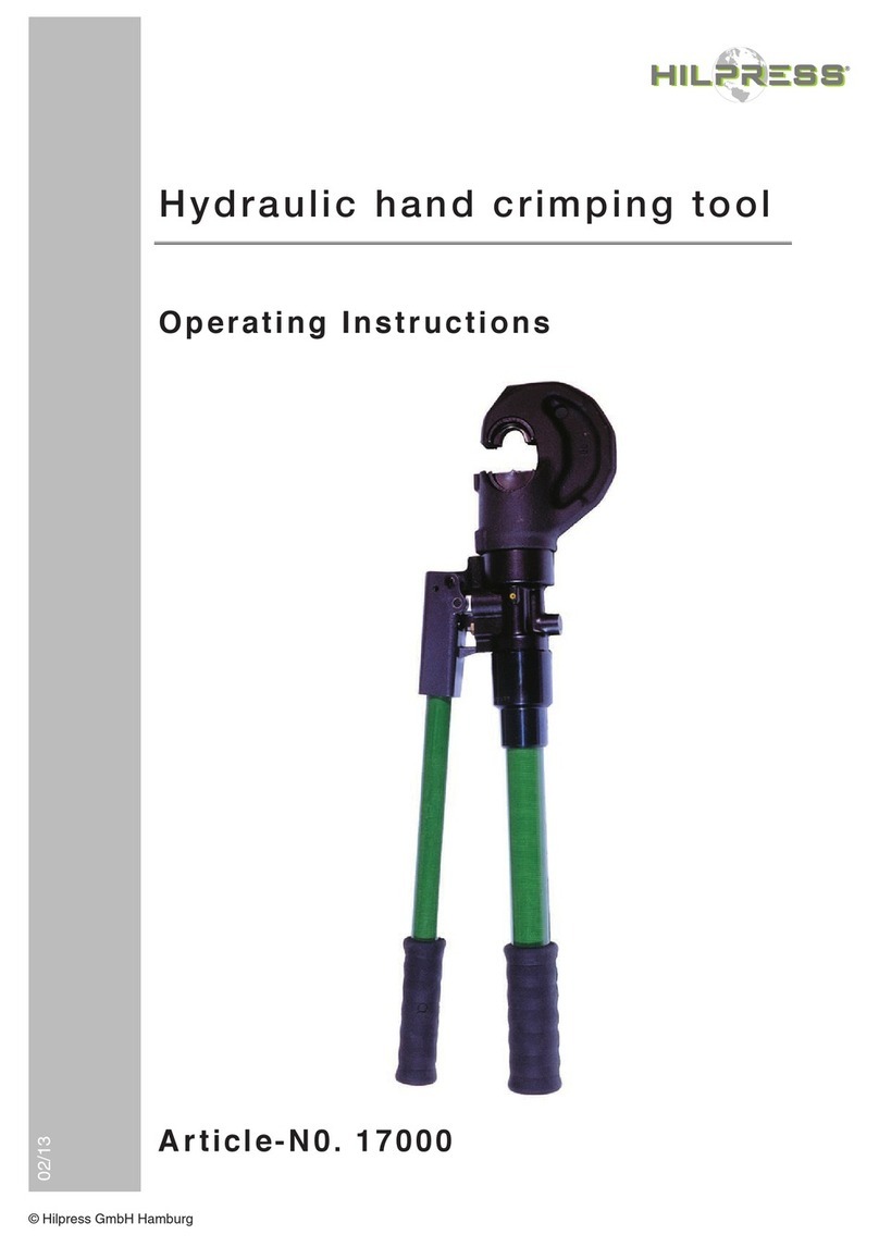 Hilpress 17000 operating instructions
