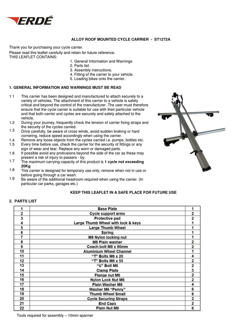 Erde ST1272A Assembly instructions Erde ST1272A Assembly instructions