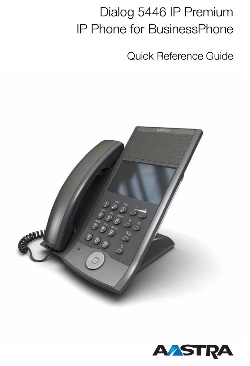 Aastra Dialog 5446 IP Premium User manual