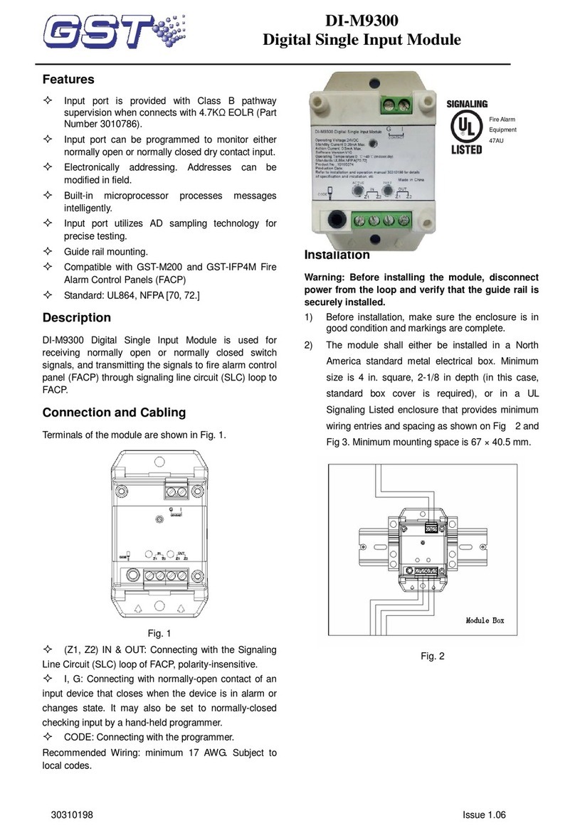 GST DI-M9300 User manual