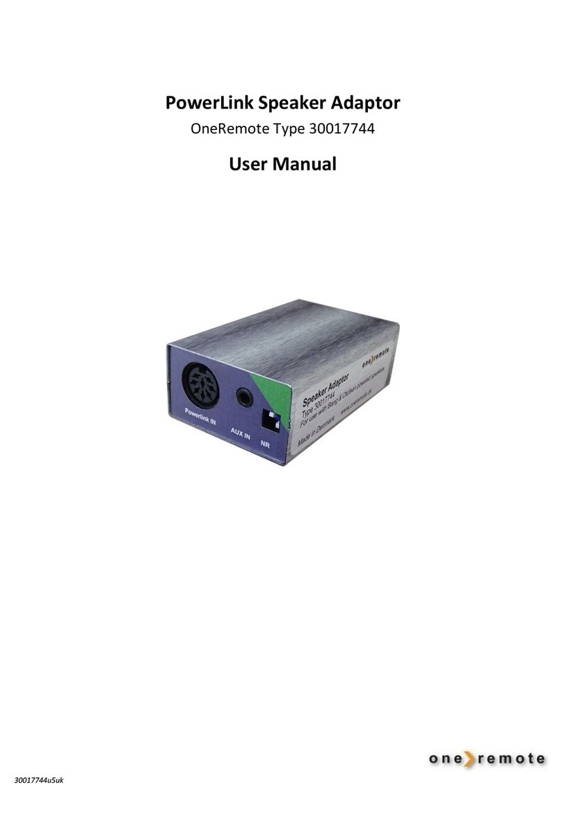 One Remote PowerLink user manual