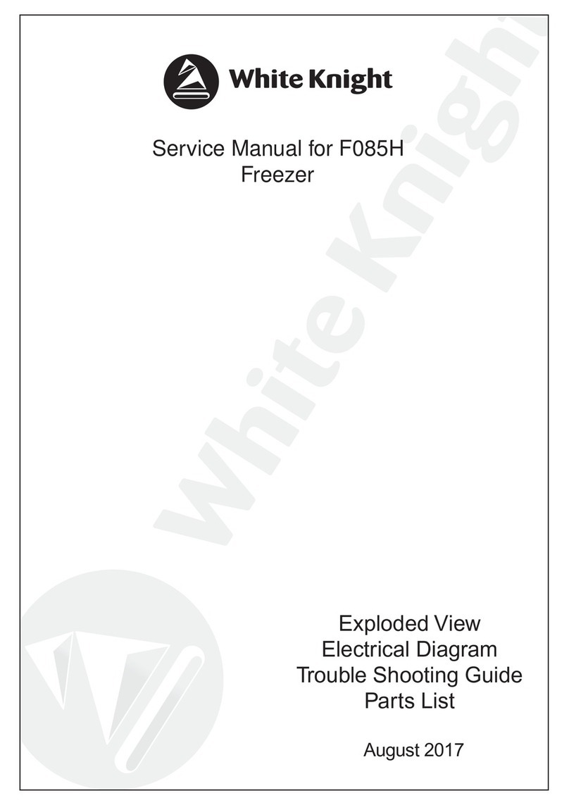White Knight F085H Service manual