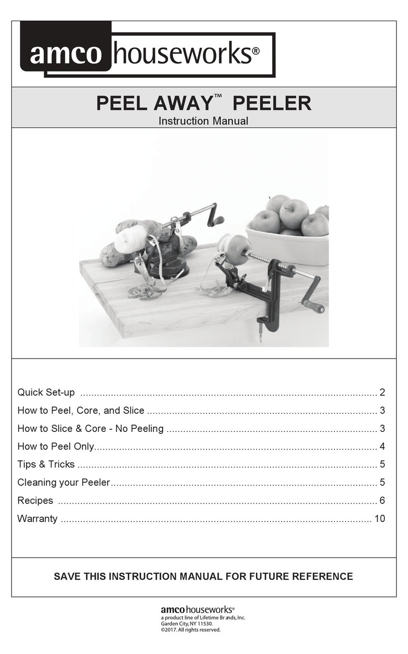 Amco Houseworks PEEL AWAY instruction manual