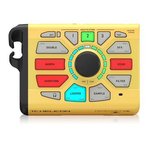 TC-Helicon PERFORM-VE user manual