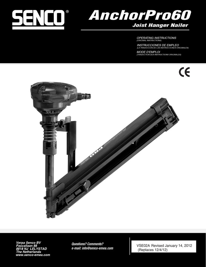 Senco AnchorPro60 operating instructions