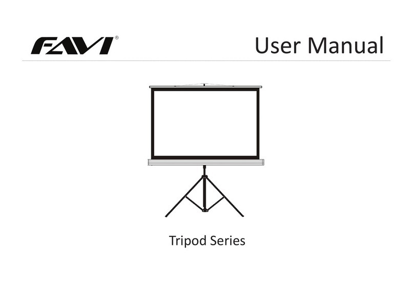 FAVI Tripod Series User manual
