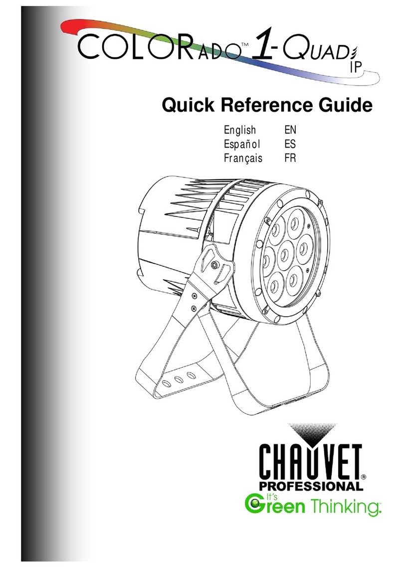 Chauvet ColorAdo 1-Quad IP Quick reference guide