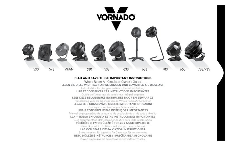 Vornado 530 owner's guide