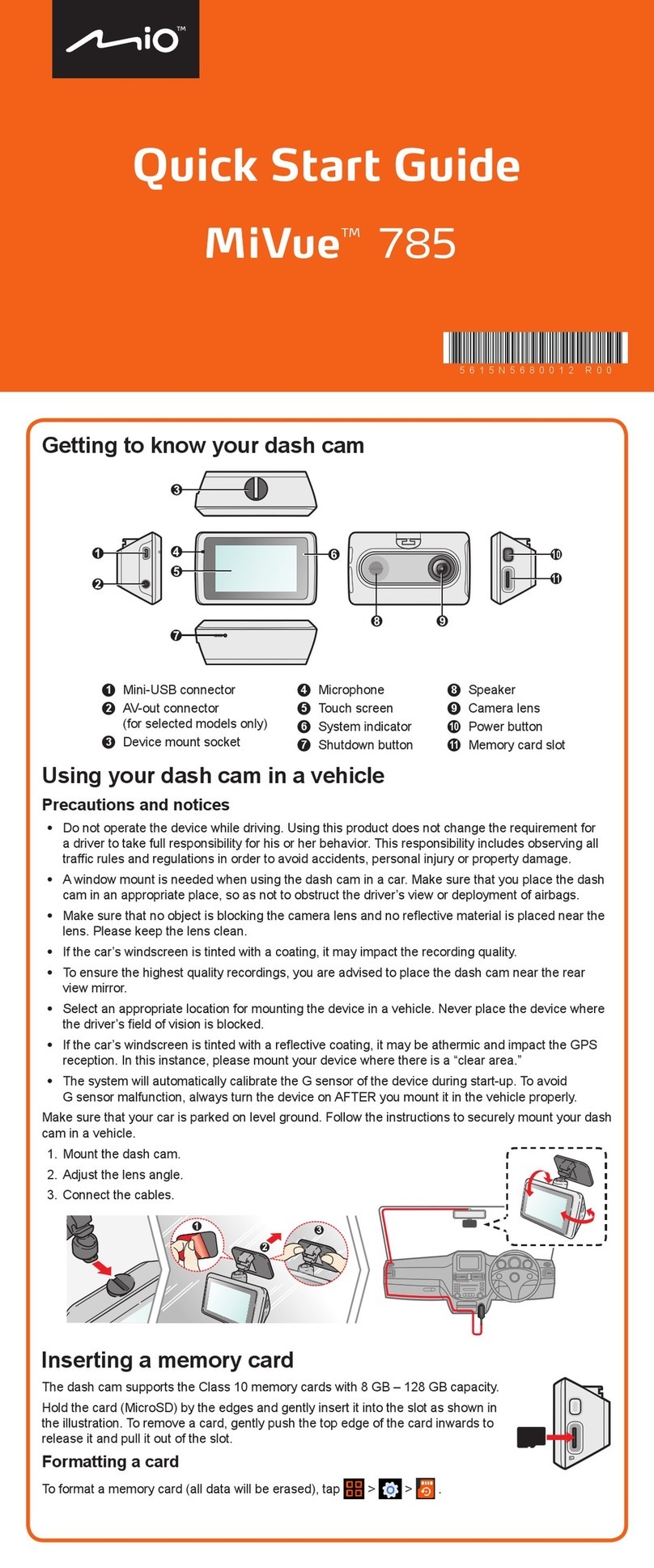 Mio MiVue 785 User manual