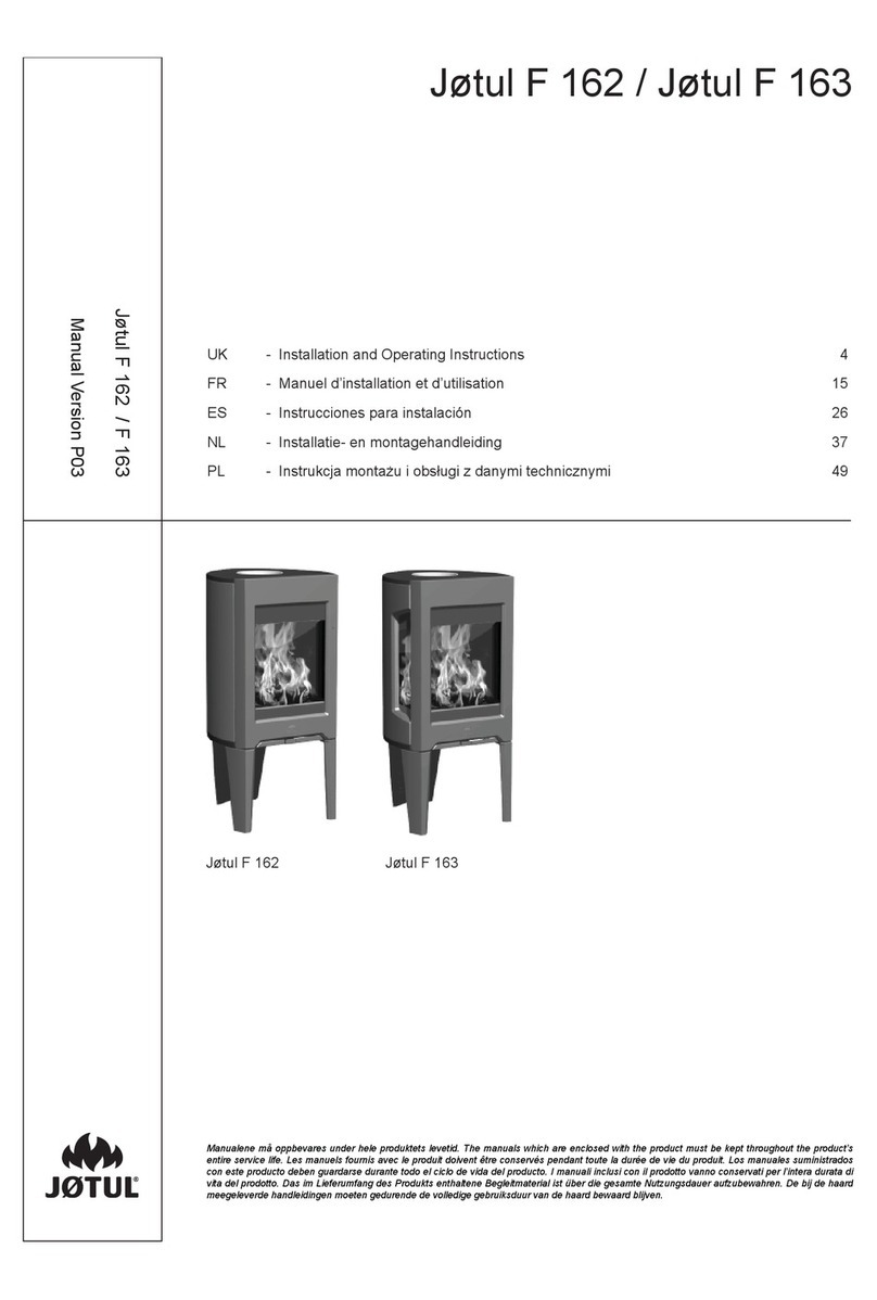 Jøtul F 162 User manual