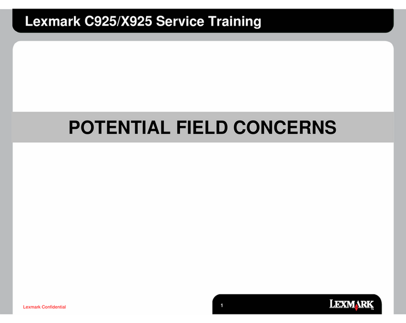 Lexmark C925 Manual